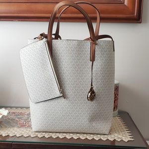 Hayley Large Logo North South Tote Bag